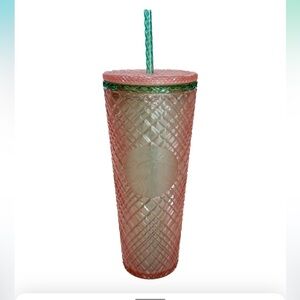 Starbucks 2023 Spring Pink Pearl Jeweled Venti 24oz
Tumbler with Straw
